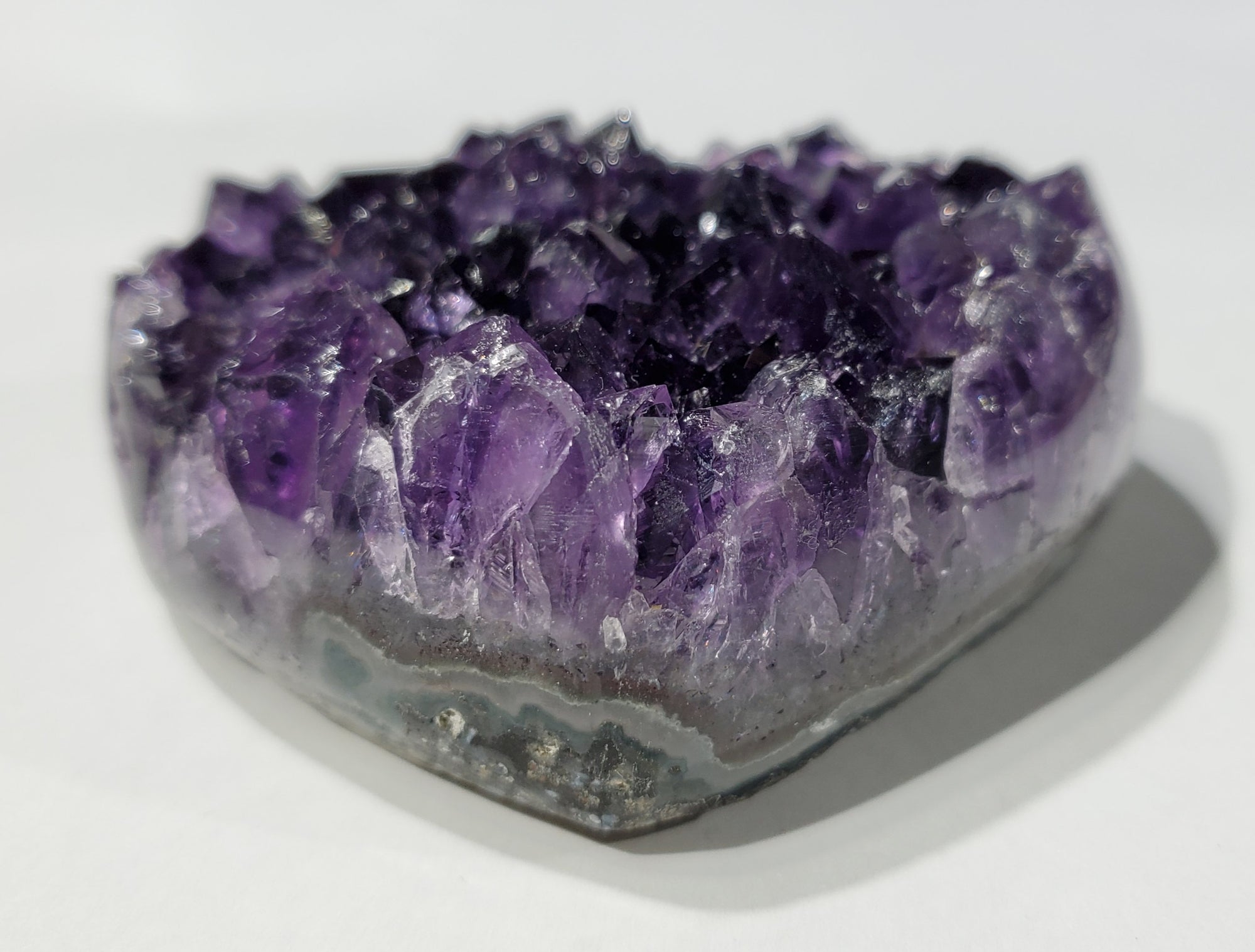 Amethyst Geode Heart, Uruguay