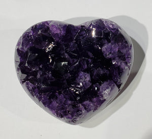 Amethyst Geode Heart, Uruguay