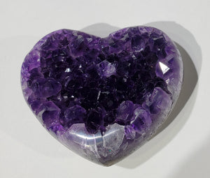 Amethyst Geode Heart, Uruguay