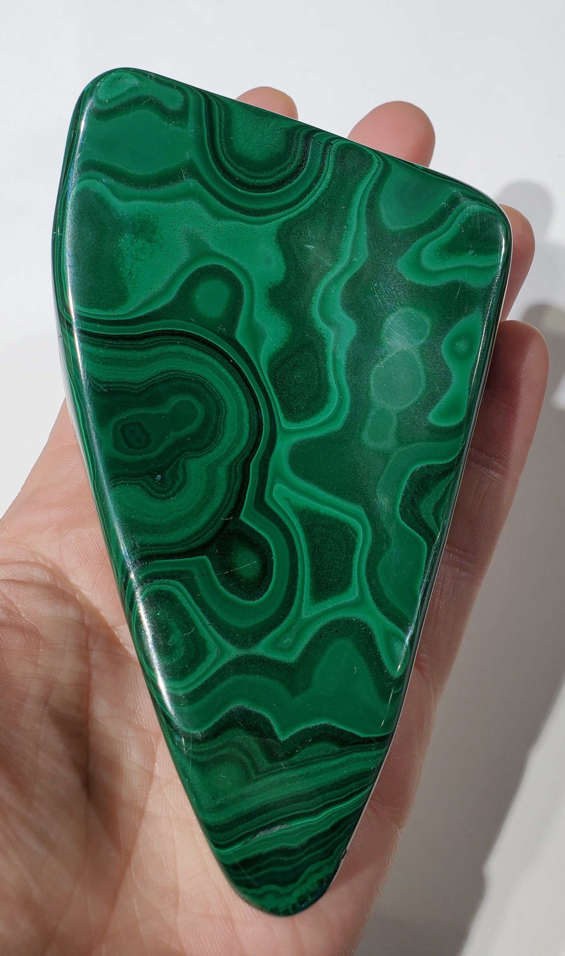 Polished Malachite, Congo