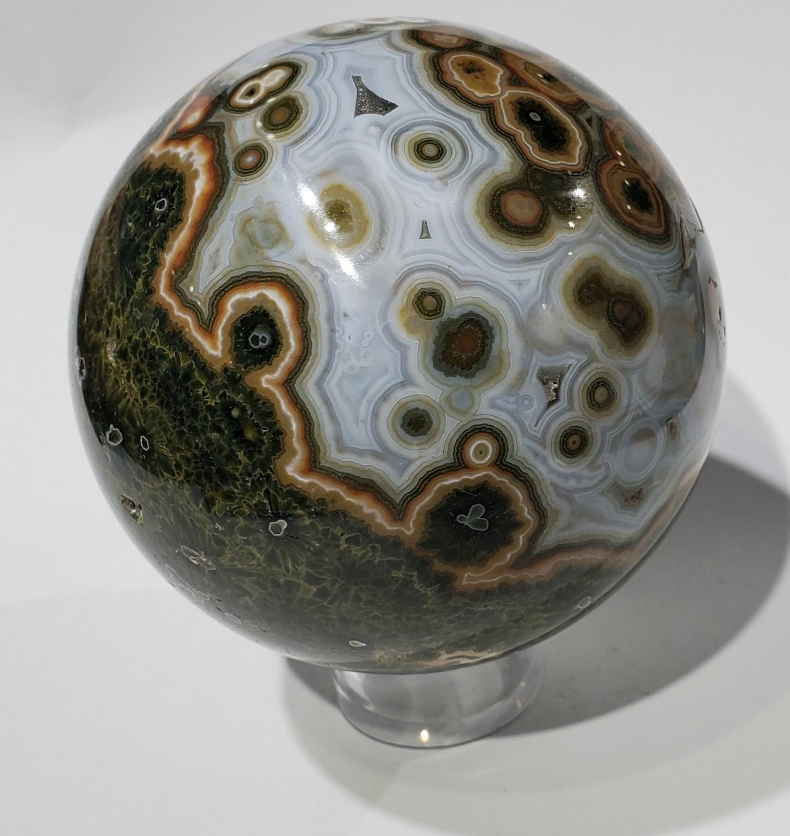 Ocean Jasper Sphere, Madagascar