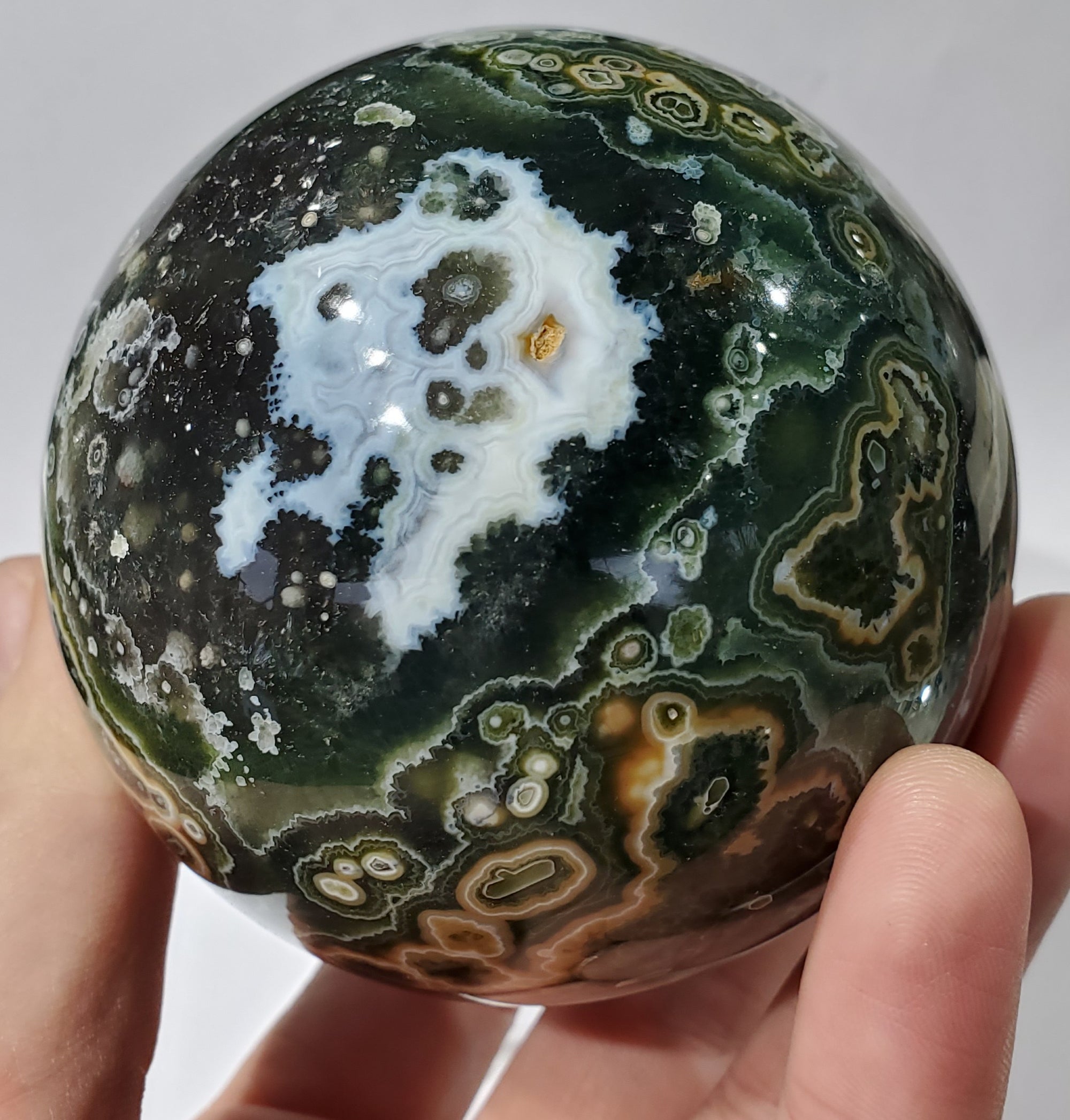 Ocean Jasper Sphere, Madagascar