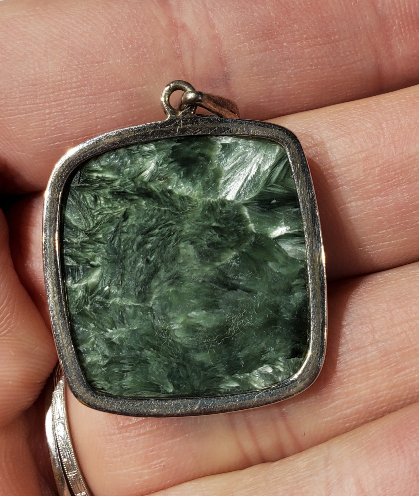 Seraphinite Pendant