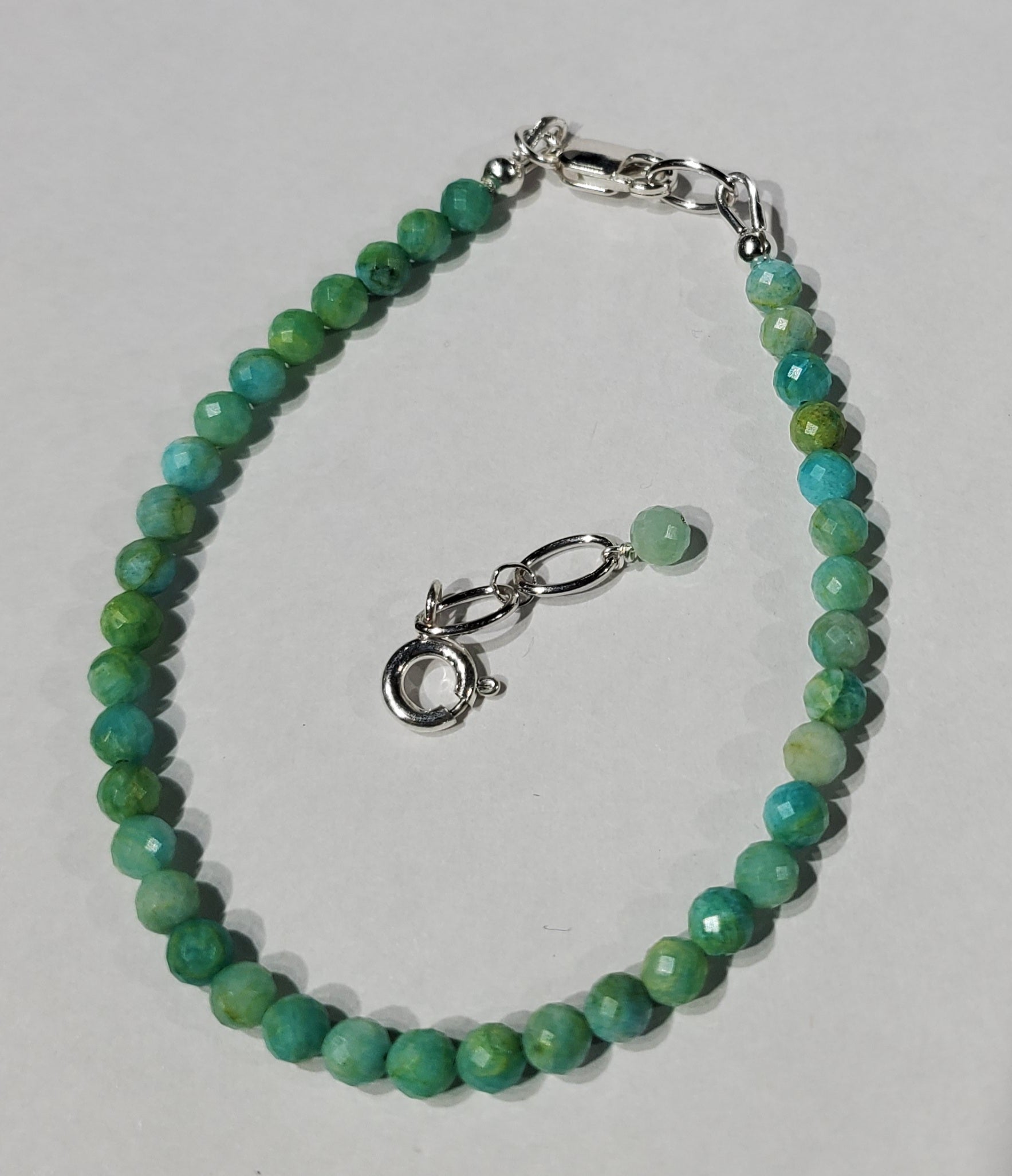 Faceted Amazonite Bracelet