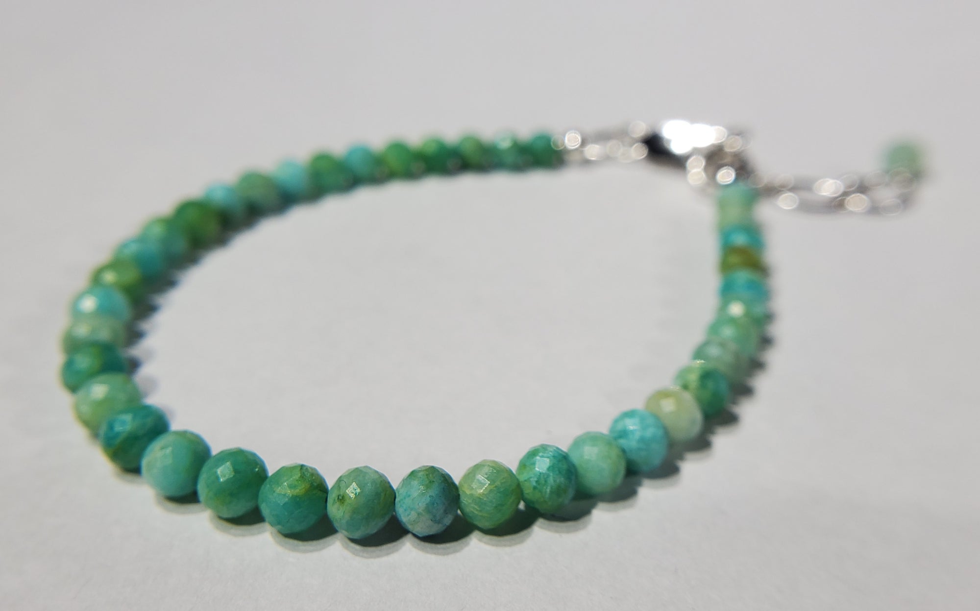 Faceted Amazonite Bracelet