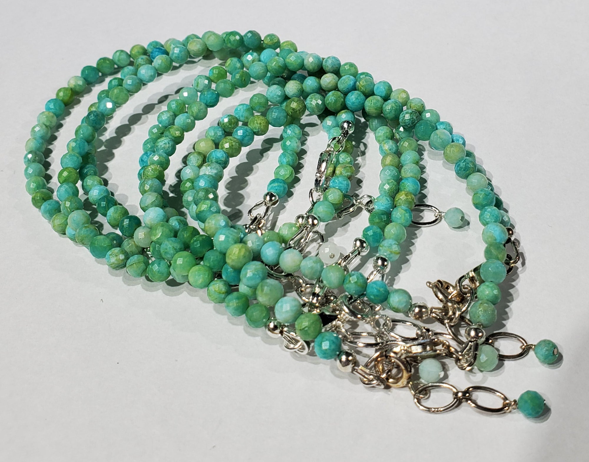 Faceted Amazonite Bracelet