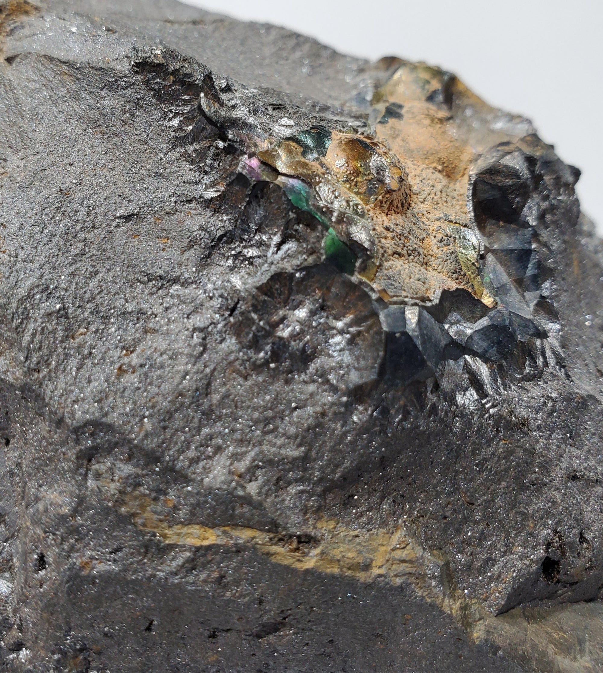 Iridescent Botryoidal Hematite, Morocco