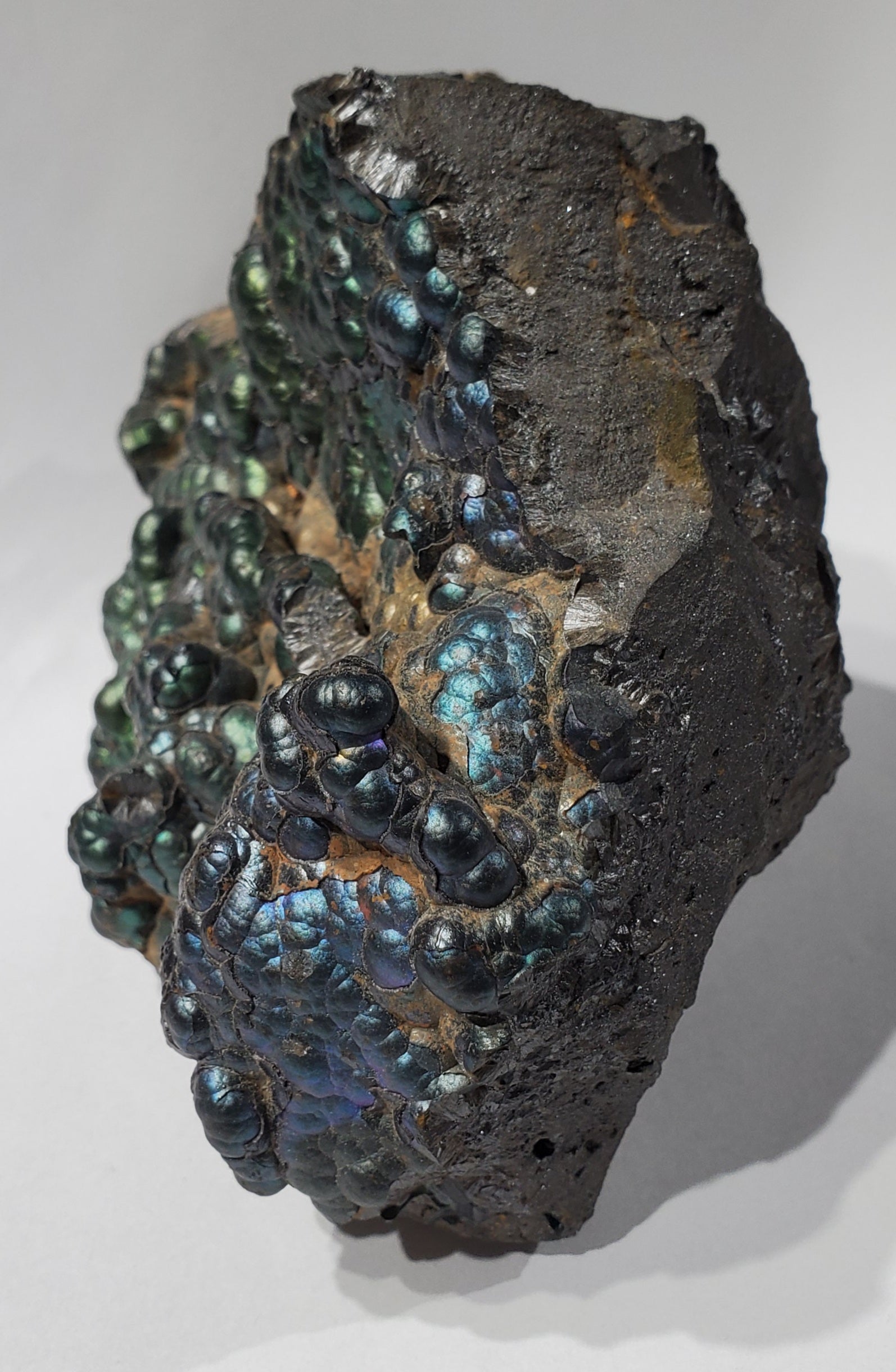 Iridescent Botryoidal Hematite, Morocco
