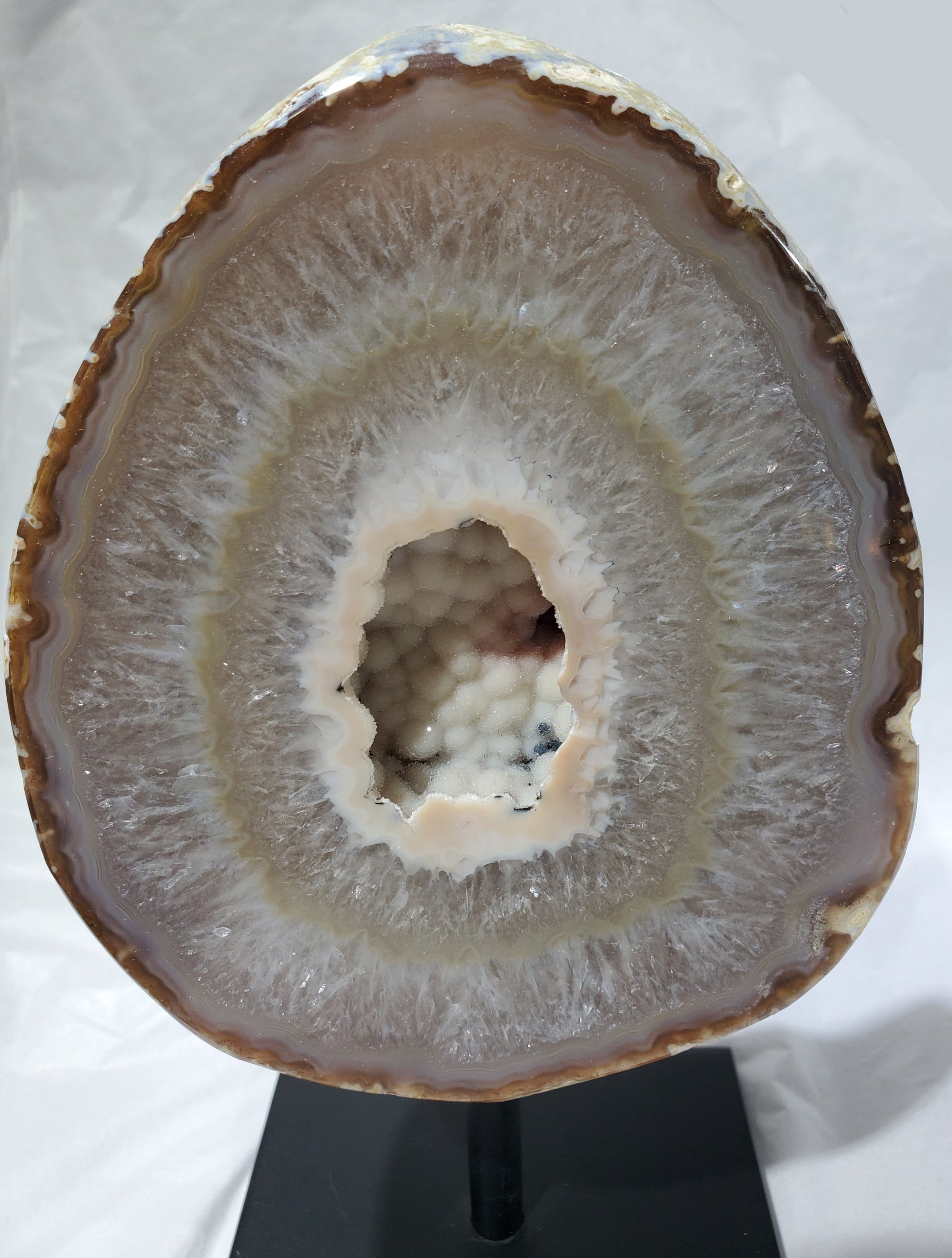 Geode on Custom Metal Stand, Brasil
