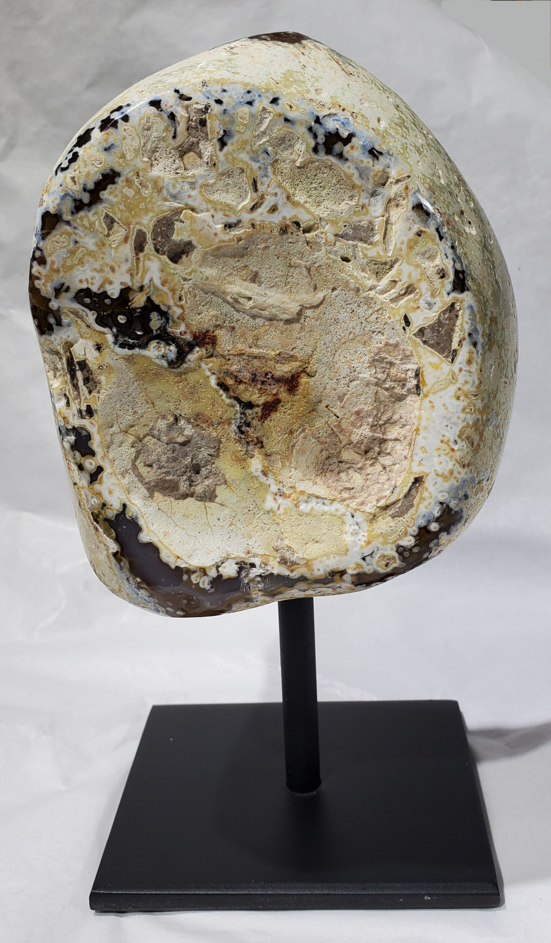 Geode on Custom Metal Stand, Brasil