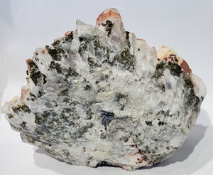 Quartz w/ Hematite, Dolomite, Chalcopyrite (China)