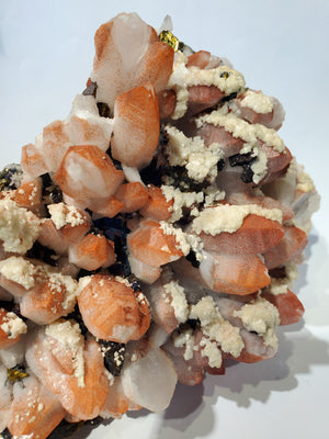 Quartz w/ Hematite, Dolomite, Chalcopyrite (China)