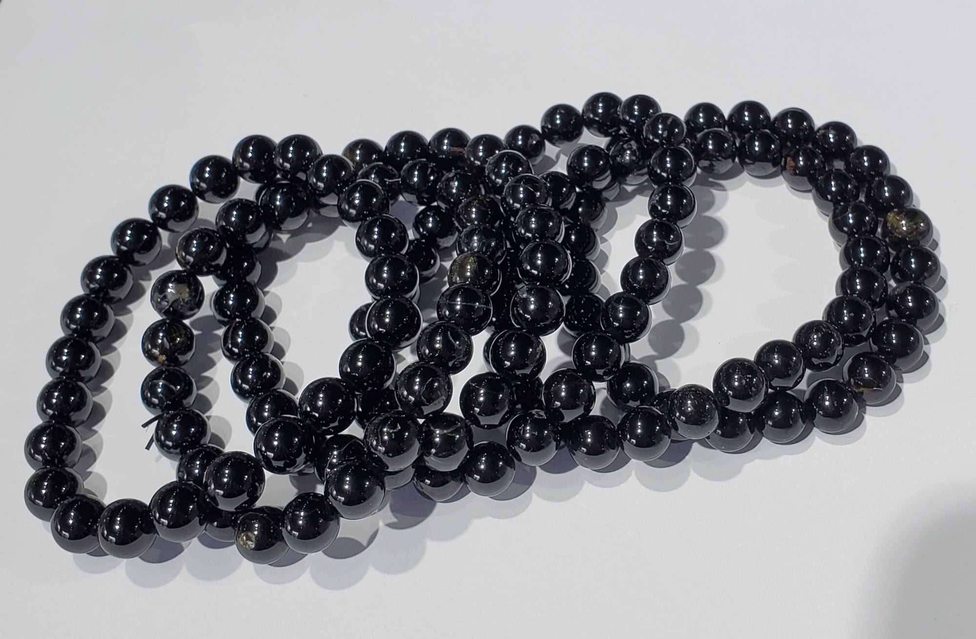 Black Tourmaline Bead Bracelet