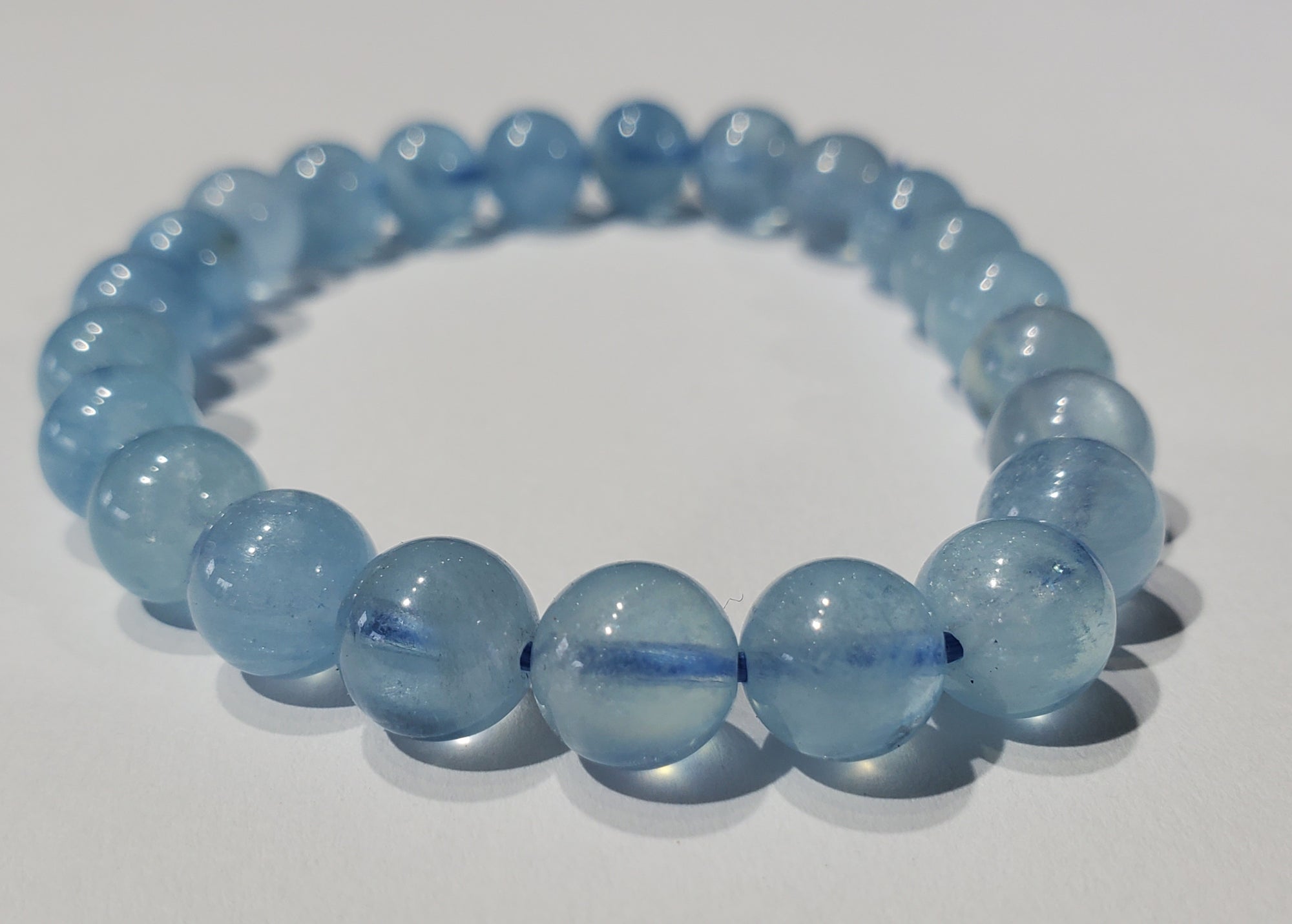 Aquamarine Beaded Bracelet