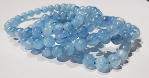 Aquamarine Beaded Bracelet