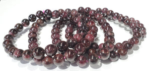 Garnet Beaded Bracelet