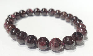 Garnet Beaded Bracelet