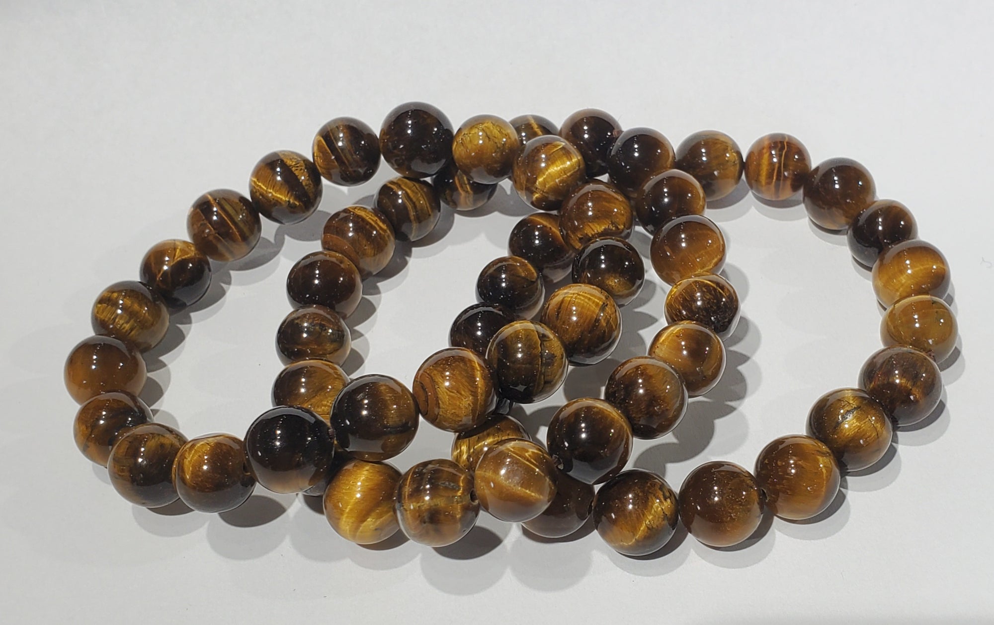 Tiger Eye beaded bracelet (Large)