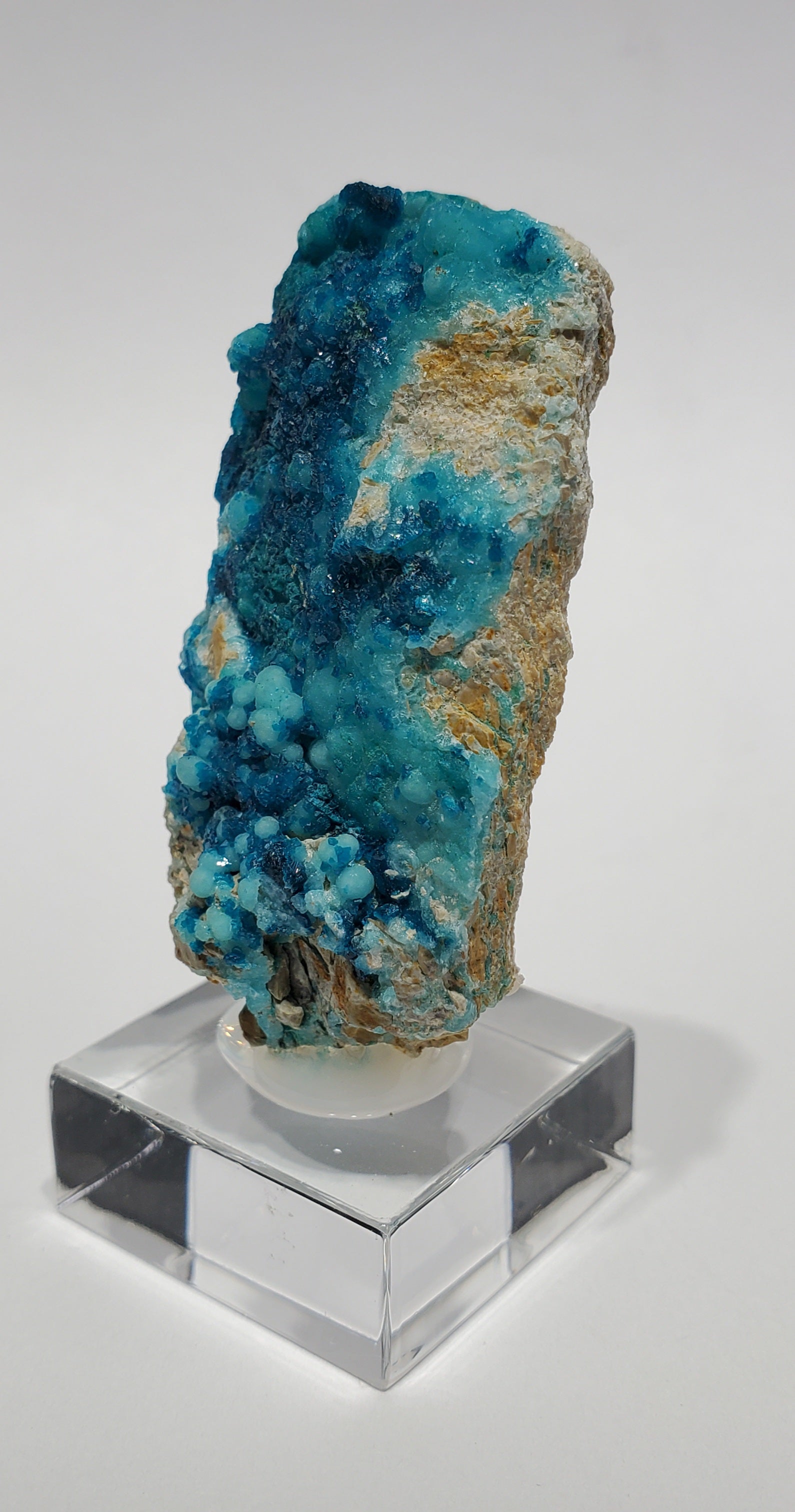 Veszelyite w/ Hemimorphite (Congo)