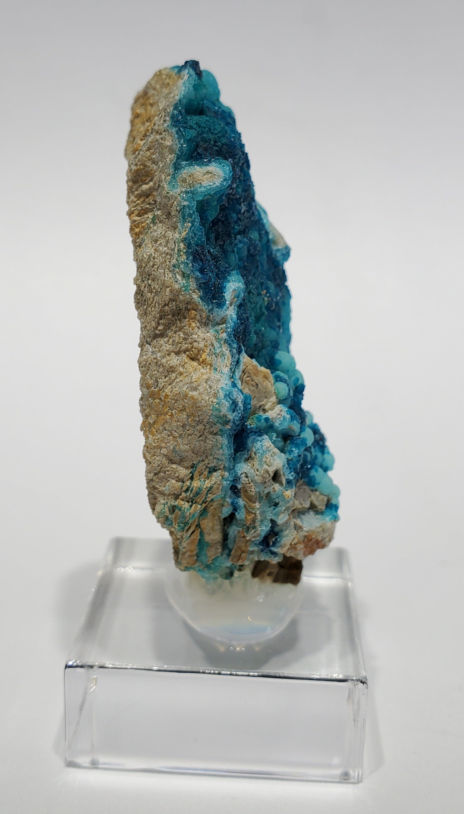 Veszelyite w/ Hemimorphite (Congo)