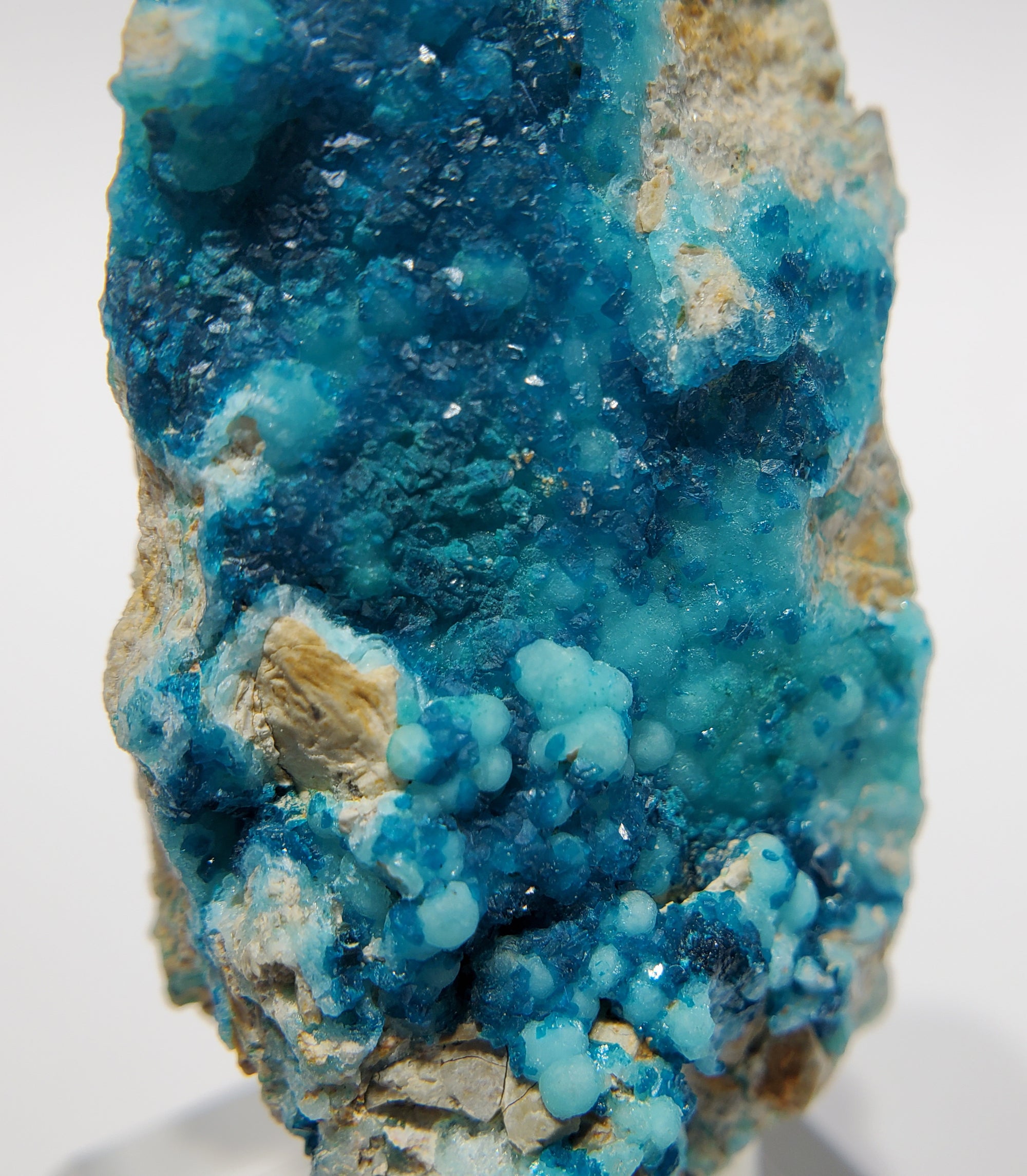 Veszelyite w/ Hemimorphite (Congo)