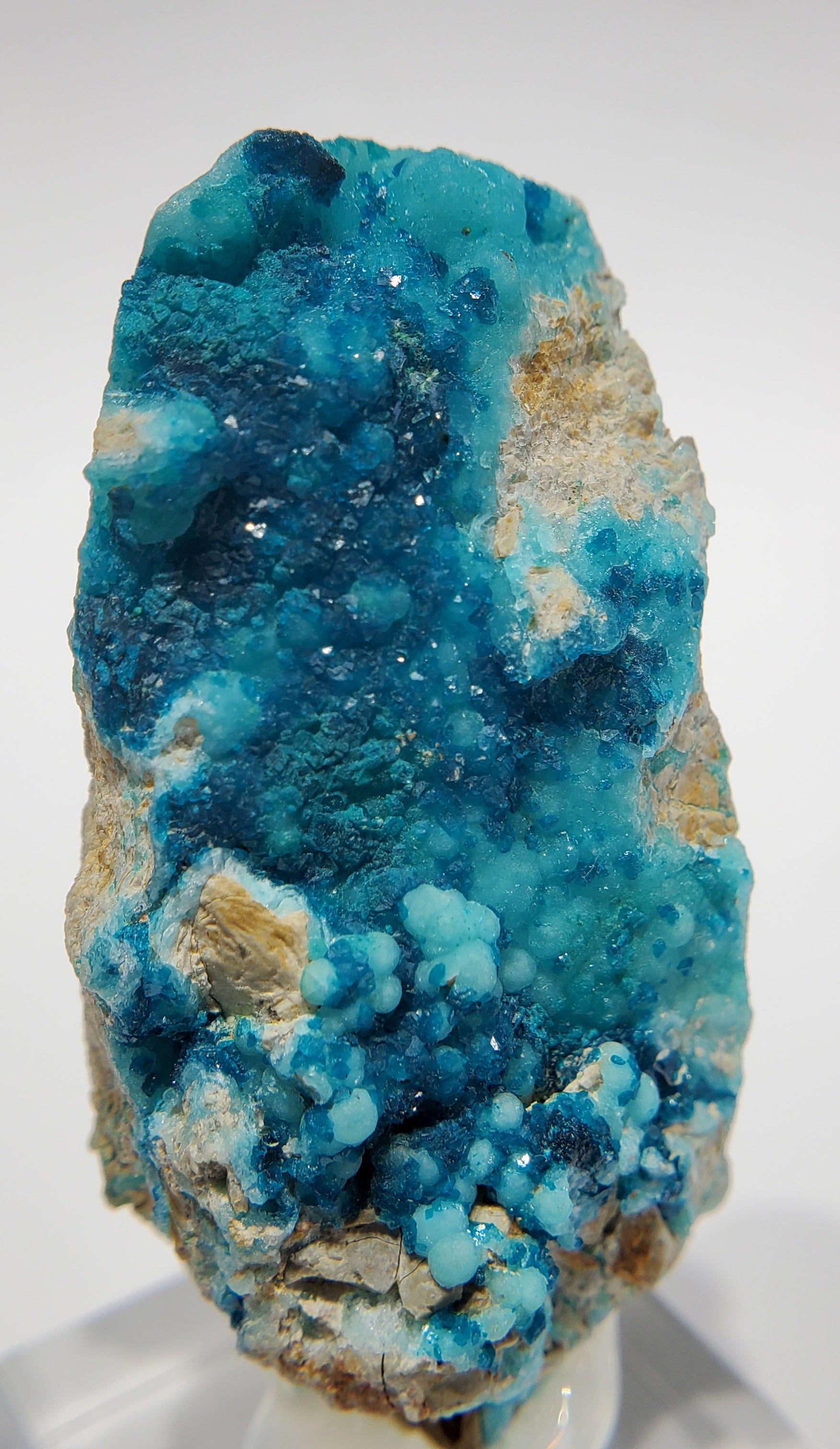 Veszelyite w/ Hemimorphite (Congo)