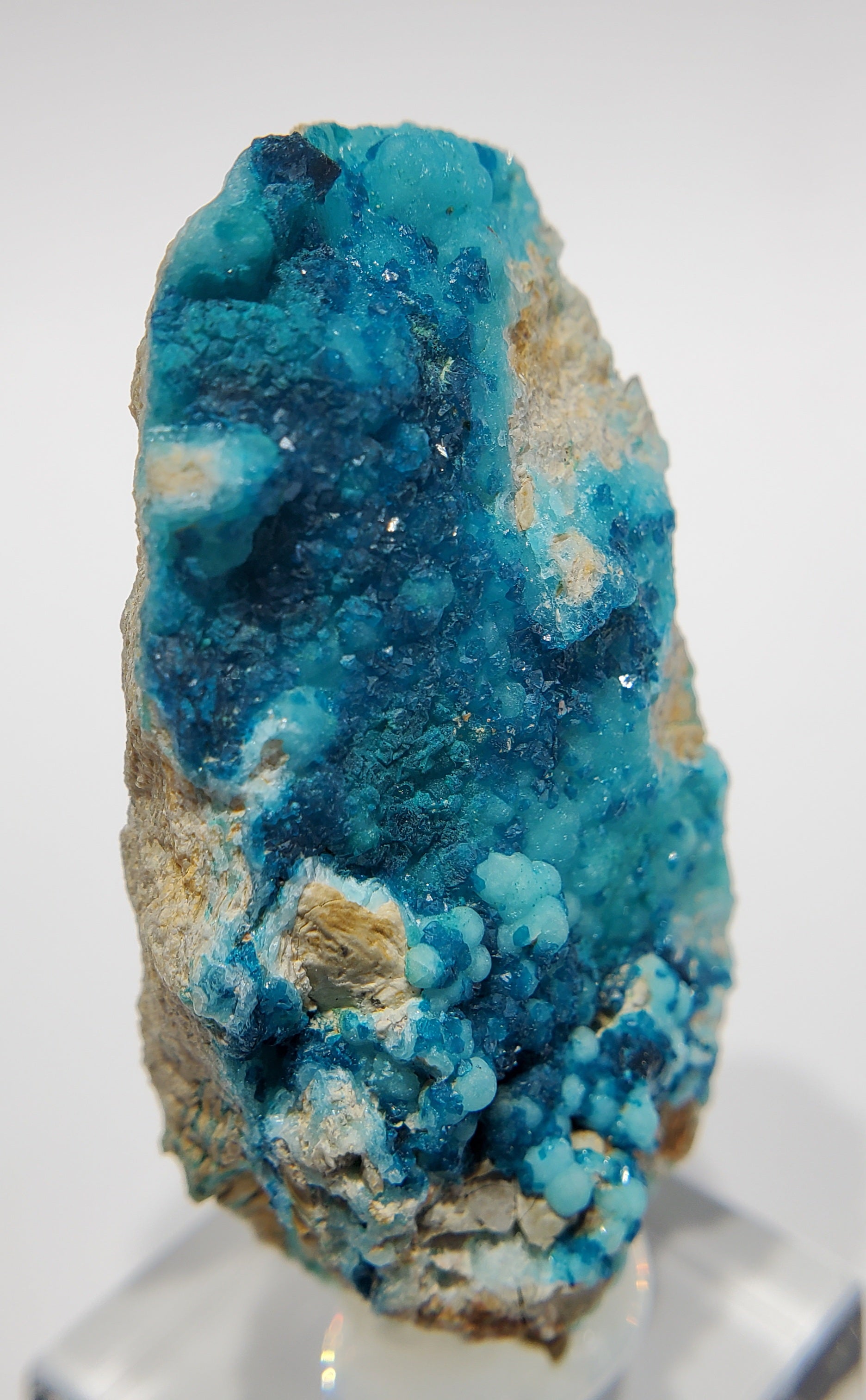 Veszelyite w/ Hemimorphite (Congo)