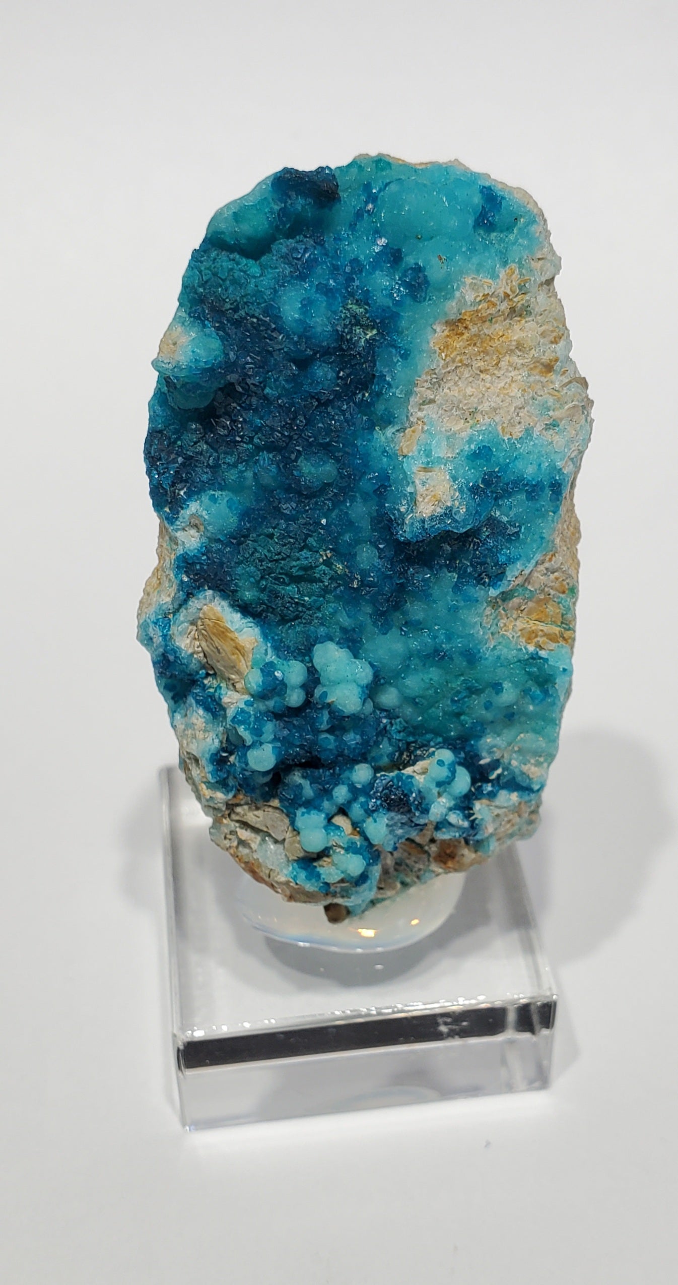 Veszelyite w/ Hemimorphite (Congo)