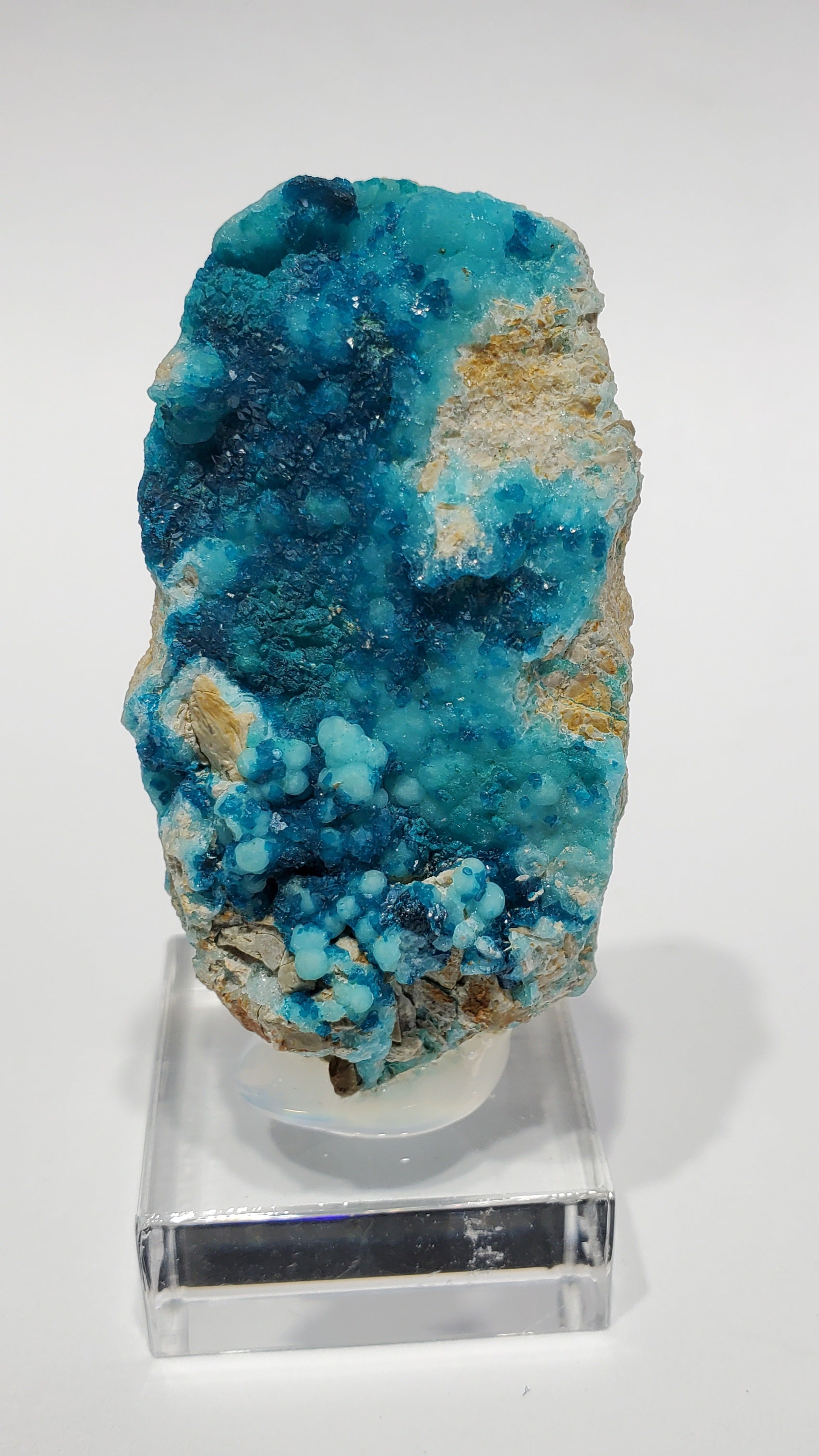 Veszelyite w/ Hemimorphite (Congo)