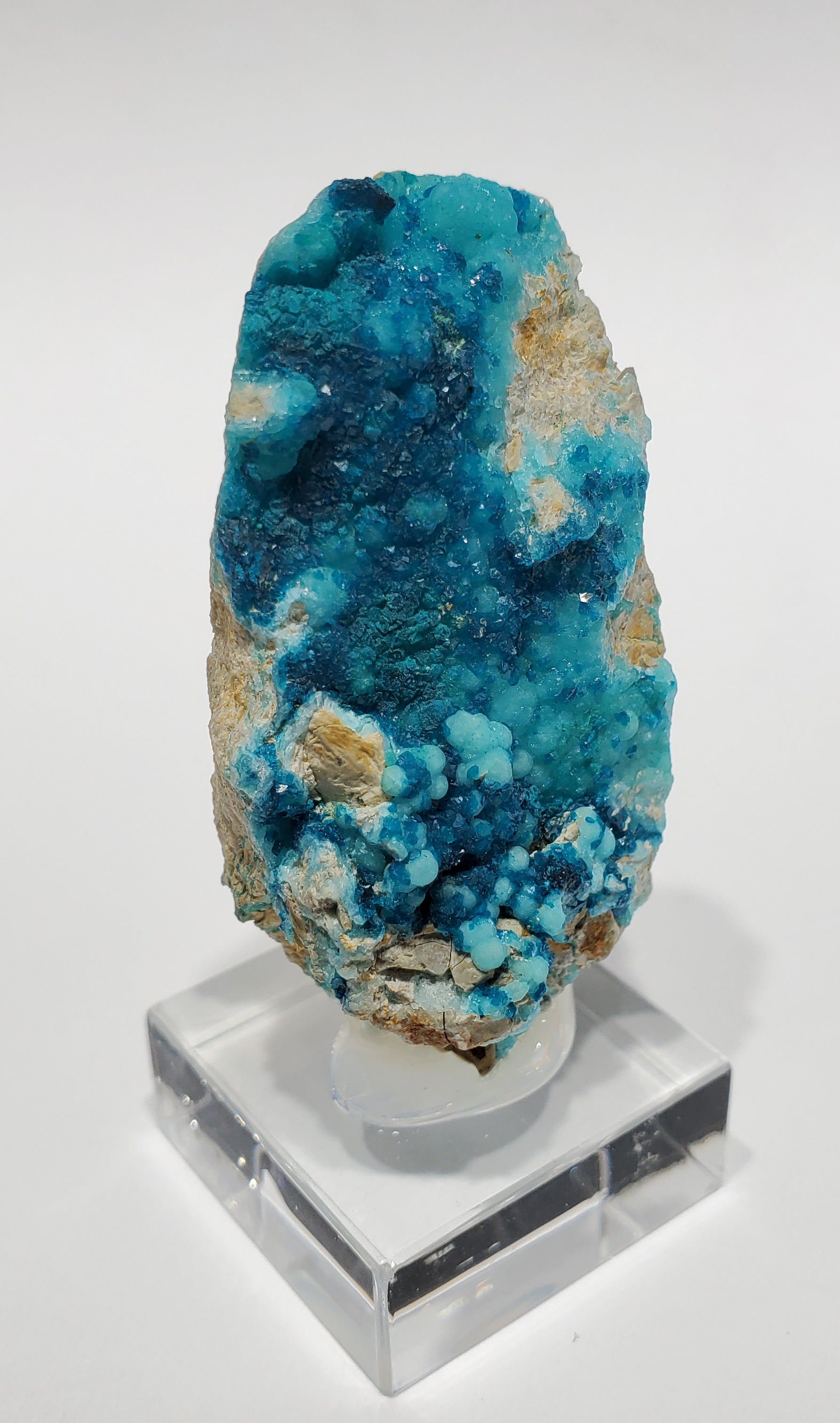 Veszelyite w/ Hemimorphite (Congo)