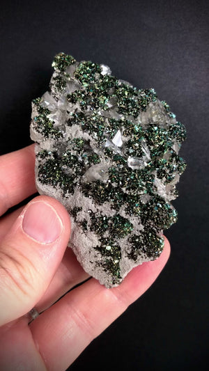 Marcasite w/ Calcite, Iowa