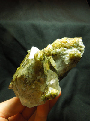 Chlorite Quartz Cluster, Lodolite