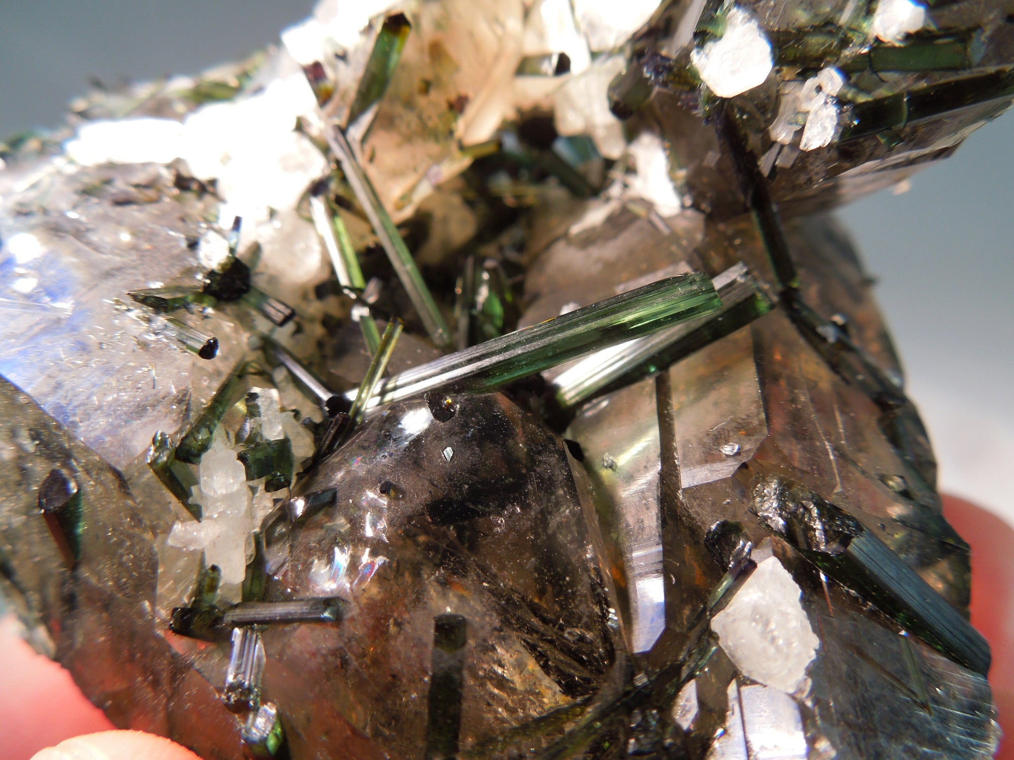 Quartz w/ Green Tourmaline