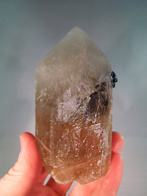Smoky Citrine w/ Tourmaline, 1.28 lbs.