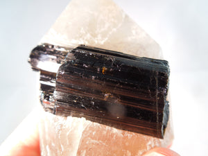 Smoky Citrine w/ Tourmaline, 1.28 lbs.