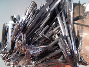 Stibnite w/ Calcite