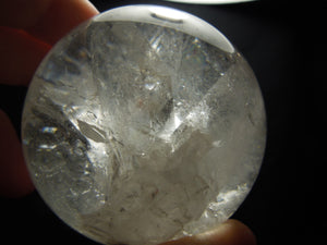 Quartz Sphere w/ Manifestion Crystals