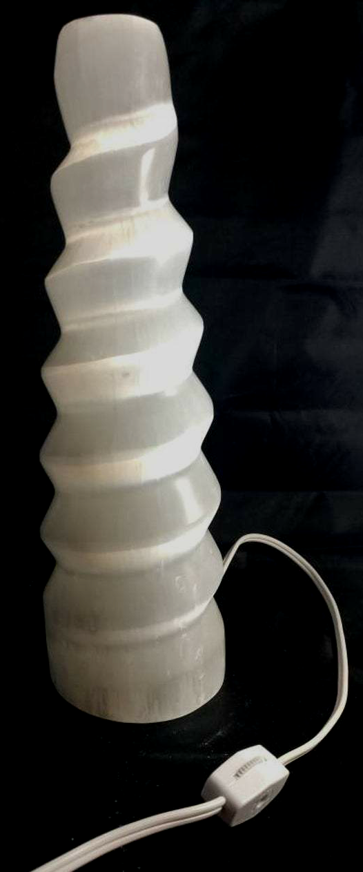 Selenite Lamp (Spiral)