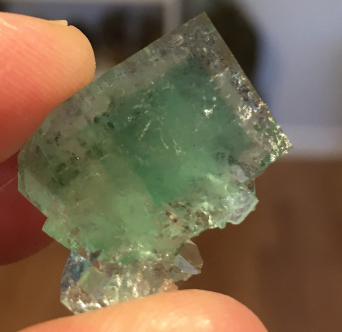 Fluorite Cube, Xianghuapu Mine, Hunan Province, China