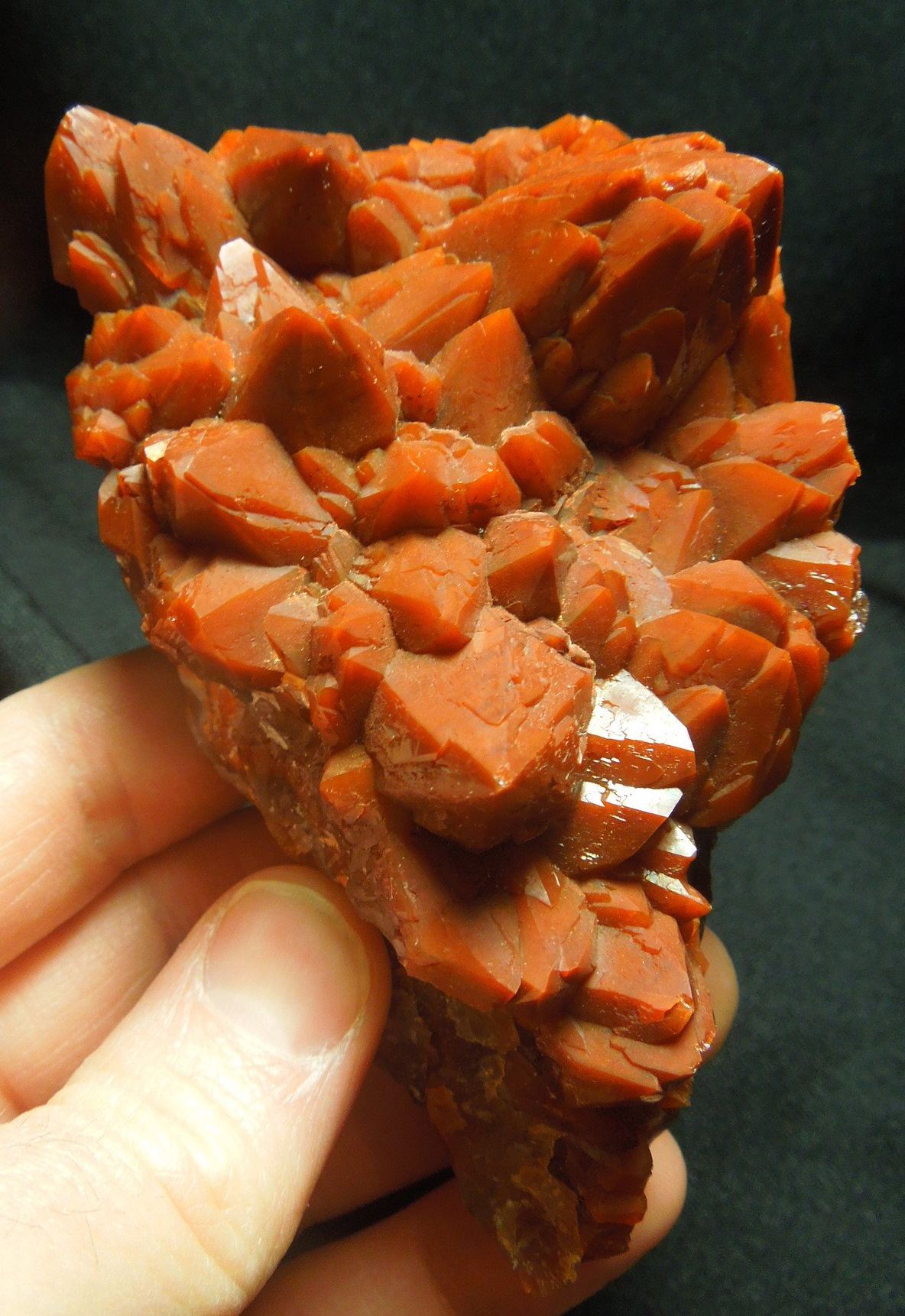 Hematoid Quartz Cluster