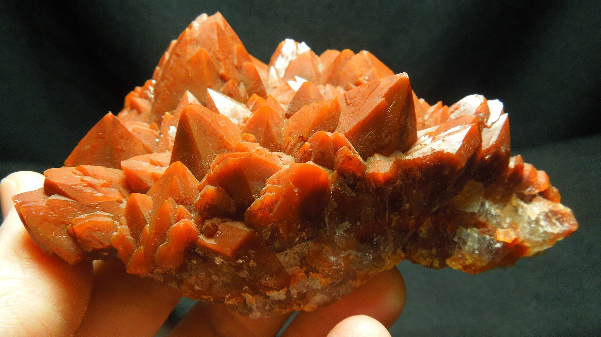 Hematoid Quartz Cluster