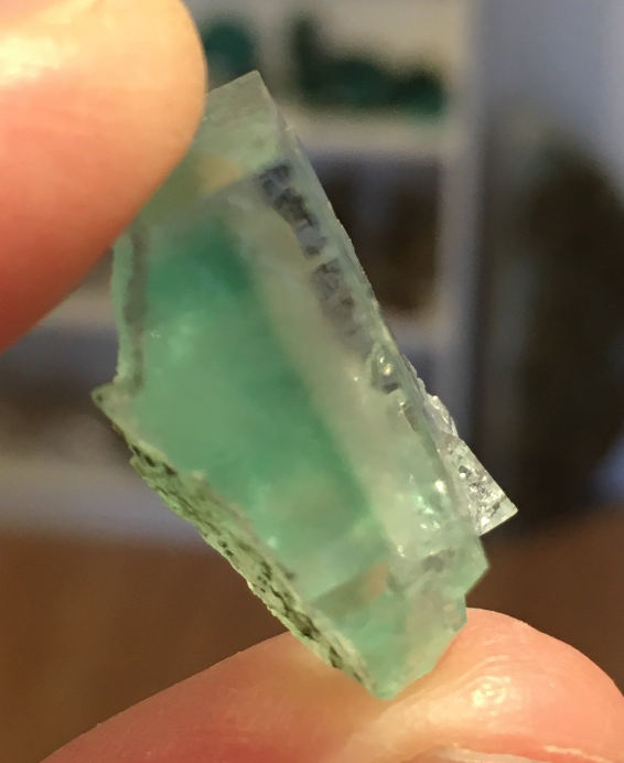 Fluorite Cube, Xianghuapu Mine, Hunan Province, China