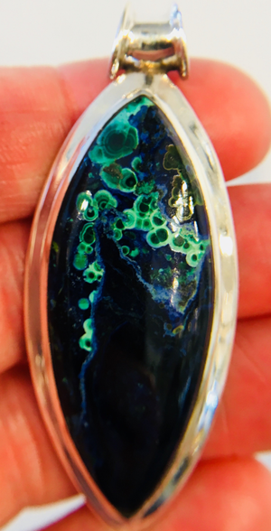 Malachite Azurite Pendent