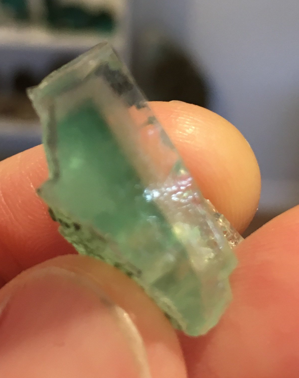 Fluorite Cube, Xianghuapu Mine, Hunan Province, China