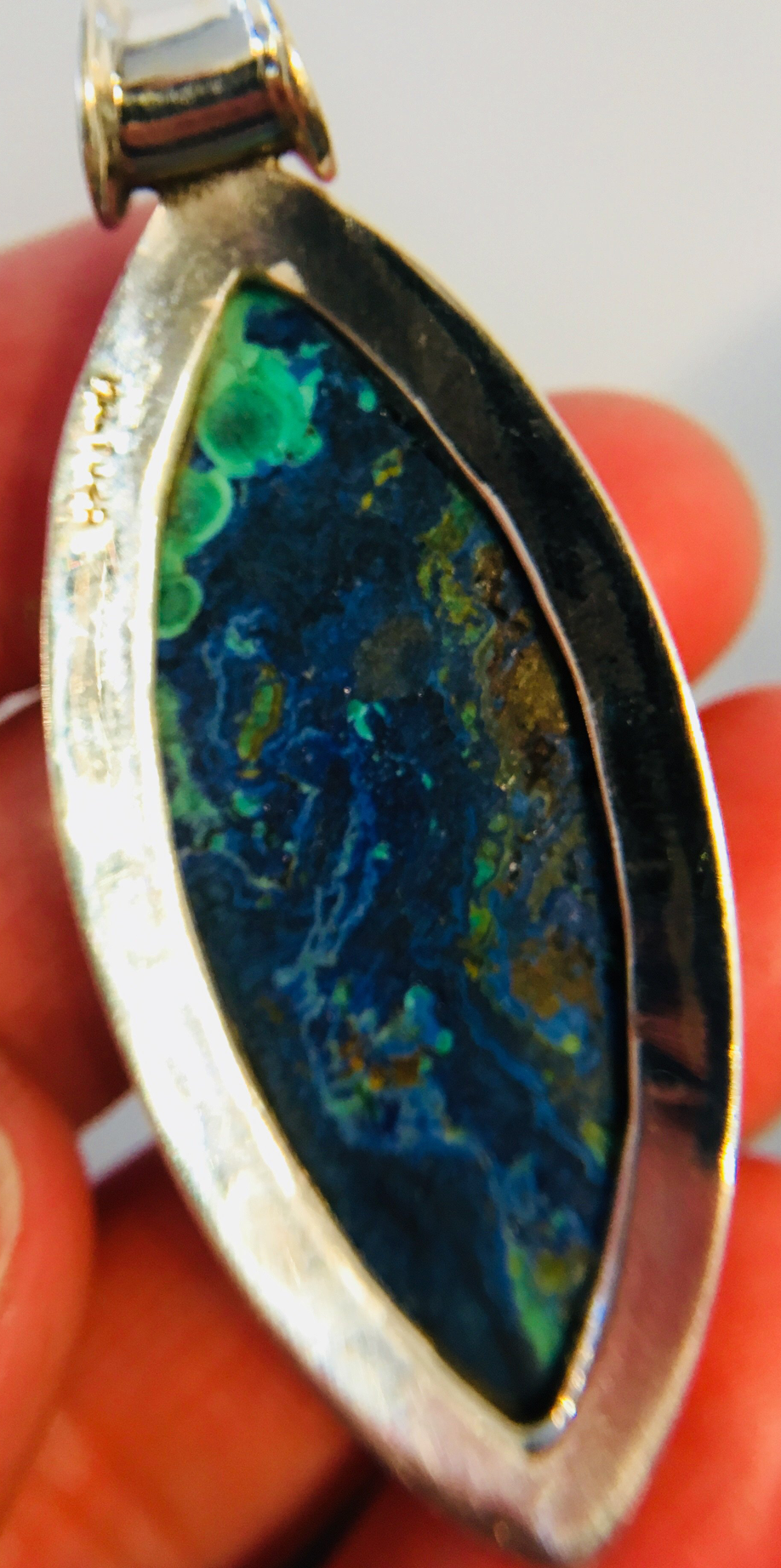 Malachite Azurite Pendent