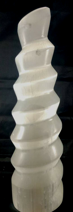 Selenite Lamp (Spiral)