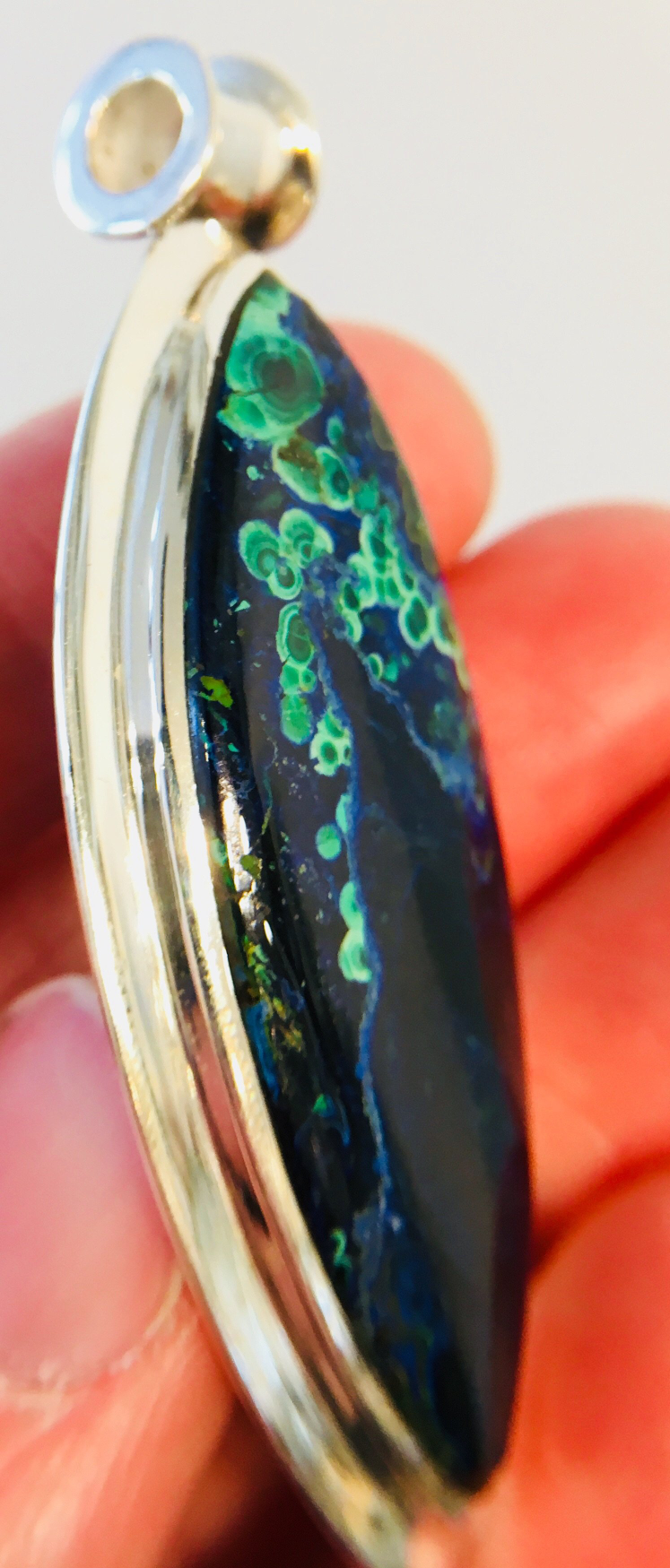 Malachite Azurite Pendent