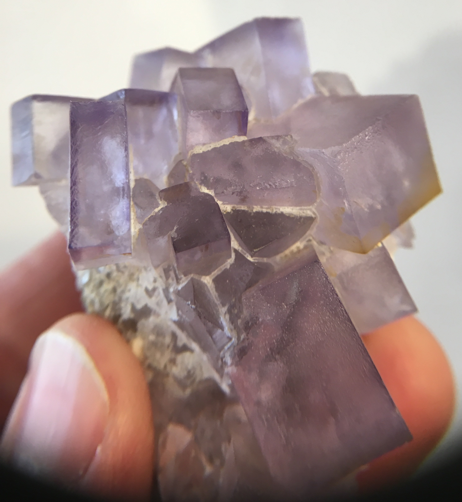 Fluorite, Tauorirt Mine, Morocco