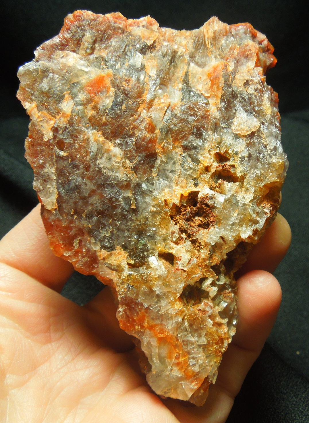 Hematoid Quartz Cluster