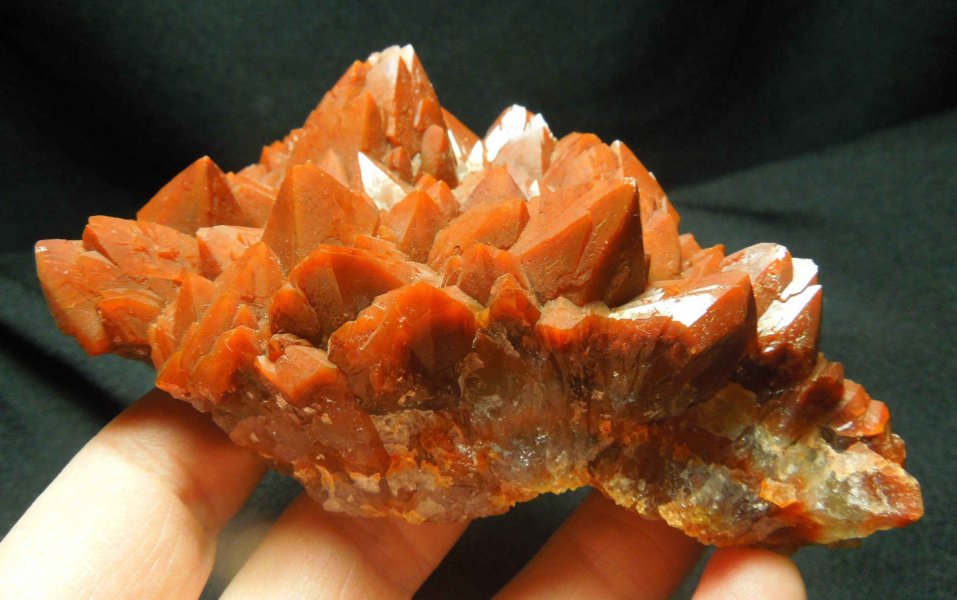 Hematoid Quartz Cluster